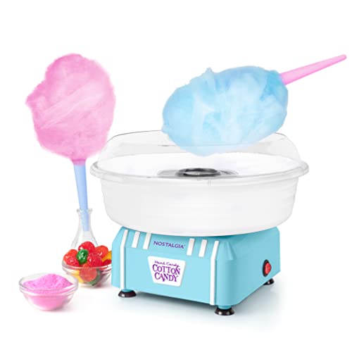 Nostalgia Retro Countertop Cotton Candy Maker Blue