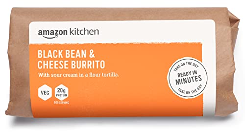 Amazon Kitchen, Black Bean & Cheese Burrito, 10.5 Oz