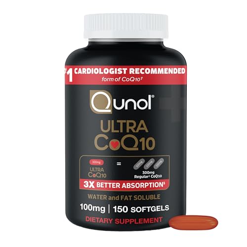Qunol Ultra Coq10 100mg Softgels 3x Better Absorption Coenzyme Q10