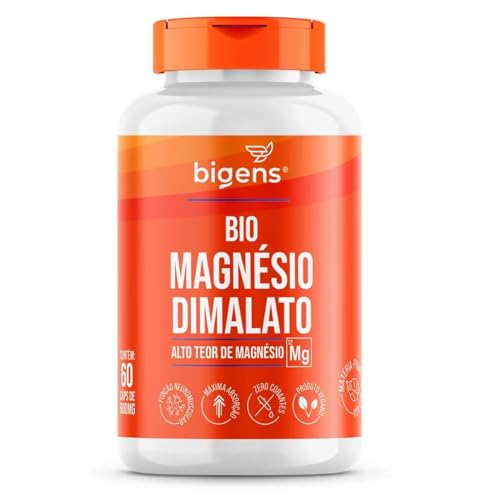 Bigens Bio Magnésio Dimalato Vegano, 60 Cápsulas