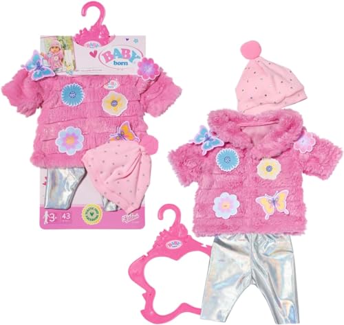 (-41%) BABY born Mantel-Set Pink für 43 cm Puppen mit Leggings und Mütze