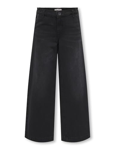 (-40%) ONLY Mädchen Kogcomet Wide DNM Pim528 Noos Hose, Washed Black, 152 EU