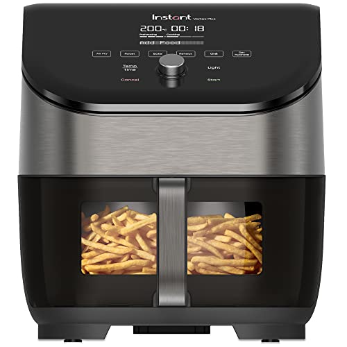Instant Pot Vortex Plus ClearCook - 5.7L Air Fryer, Stainless Steel, 6-in-1 Smart