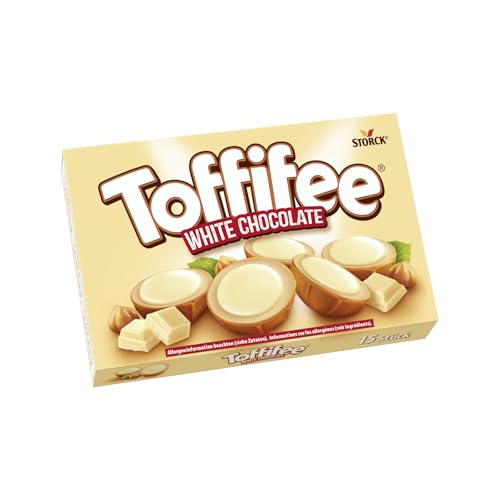 (-33%) Toffifee White Chocolate, Süßigkeit mit Haselnuss & Karamell - 1 x 125 g