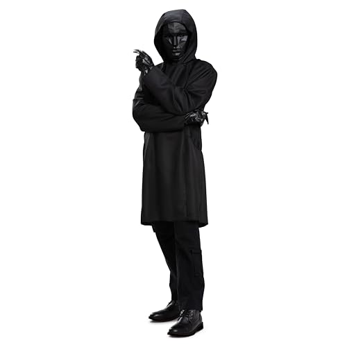 Disguise Front Man Costume, Official Squid Game Adult Costume and Mask, Size Large/XL