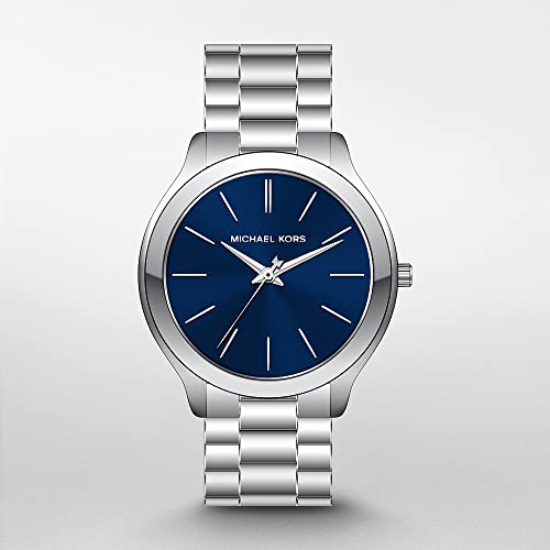 (-32%) Michael Kors Runway Watch für Herren, Quarz-Dreizeiger-Datumswerk mit Edelstahl- oder PVC-Armband
