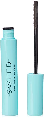 SWEED - Lash Lift Mascara | Lightweight, Flake-Free, Smudge-Proof | Vitamin B5 | Vegan, Cruelty-Free, Clean Beauty (Dark Brown, 0.27 oz | 8 ml)