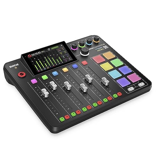 RØDE RØDECaster Pro II All-in-One Production Solution for Podcasting, Streaming, Music Production and Content Creation,Black