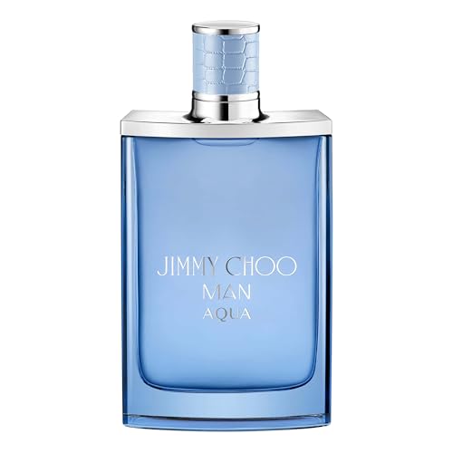 JIMMY CHOO - Man Aqua Eau de Toilette - Men's Fragrance - Fougere Marine Woody - With notes of Grapefruit, Clary Sage & Salty Moss - 3.3 Fl Oz