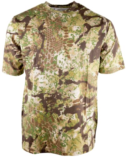 Kryptek Men’s Stalker Short Sleeve Hunting Shirt, Transitional - X-Large