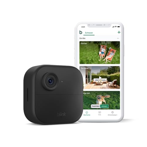 🔥 SELTEN SO GÜNSTIG (-50%) Blink-Kamera Outdoor 4 | Kabellose intelligente HD-Sicherheitskamera, zwei Jahre Batterielaufzeit, fortschrittliche Bewegungserfassung, funktioniert mit Alexa | Nur Zusatzkamera | IP65