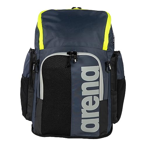 (-36%) ARENA Spiky III Schwimm Rucksack 45, Freizeit- und Sportrucksack aus Wasserabweisendem Material, Gepolsterte Schulterpartie, Schulrucksack, 45 Liter