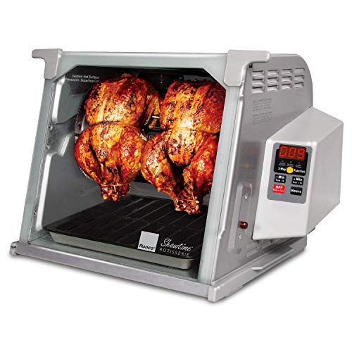 Ronco ST5000PLAT Digital Showtime Rotisserie, Platinum Edition, Cooks Food Perfectly Every Time, 3 Cooking Modes: Roast,