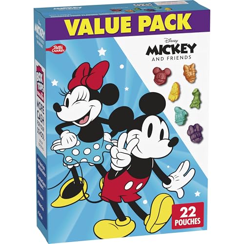 Disney Mickey And Friends Fruit Flavored Snacks Treat Pouches Gluten