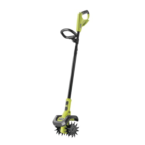 RYOBI 18 V ONE+ Akku-Bodenhacke RY18CVA-0 (Kultivierungstiefe 10cm, Kultivierungsbreite 20cm, Motordrehzahl 200/250/300 min-1, werkzeuglose Umstellung