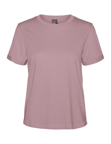 (-33%) VERO Moda Damen Vmpaula S/S T-Shirt Noos, Nostalgia Rose, L