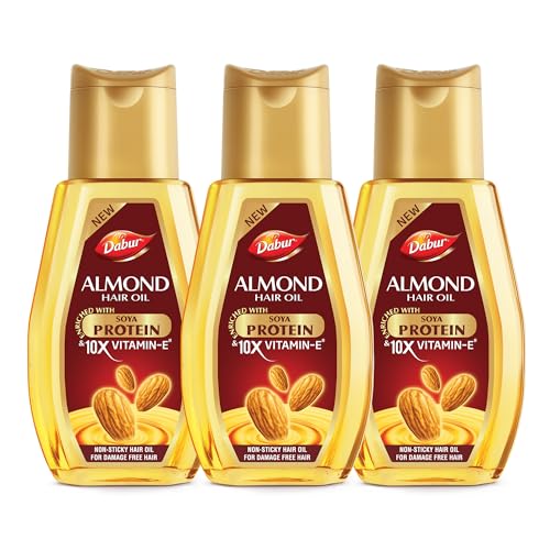 50% Off : Dabur Almond Hair Oil (290 ml x 3)