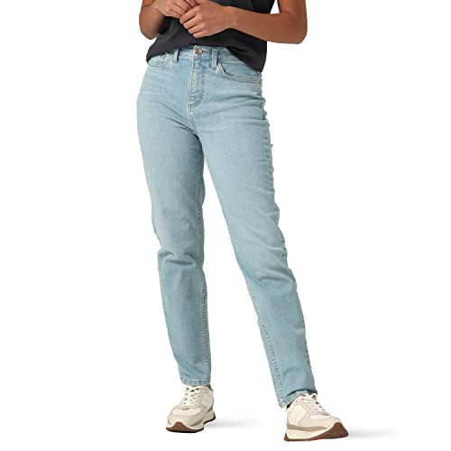 Lee Women's Legendary High Rise Mom Jean, One Tone, 16 Long