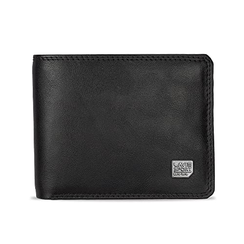 Lavie Sport Banker Classic Bi-Fold Wallet for Men|Matte Finish|2 compartments for Currency|Holds Upto 3 Credit/ATM Cards|2 sceret Pockets|Coin Pocket|