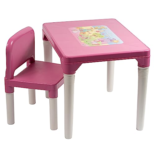 Mesa com Cadeira Princesinha Rosa 01.022-02 - Styll Baby