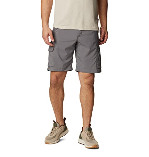 Columbia Men's Silver Ridge Utility Cargo Short, City Grey, 34