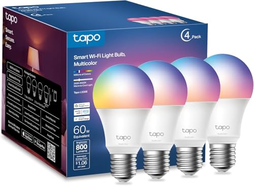 TP-Link Tapo L530E Lampada Inteligente Wi-Fi RGB 16 Milhoes Cores - Alexa Google
