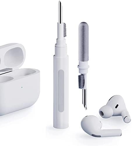 Inefable Cleaning Pen for Airpods, 4-in-1 Soft Brush Cleaning kit for Earpods, Multifunctional Bluetooth Earbuds Cleaning Pen for AirPods Pro,Electron