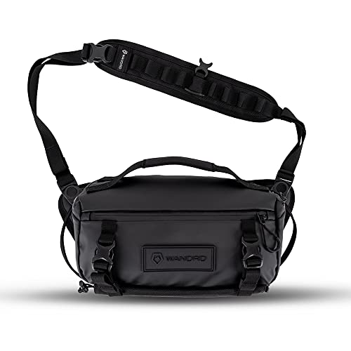 WANDRD ROGUE V1 6L Sling: Compact Camera Sling and Crossbody Bag with Fast Access, 3-Way Carry– Lightweight Everyday Bag Great for Travel, Photography, and Daily Use (Black)