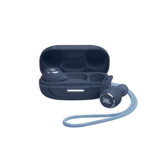 (-67%) JBL Reflect Aero In-Ear Ohrhörer – True Adaptive Noise Cancelling Technologie – Wasserdichtes Design – 8 Stunden Akkulaufzeit – Blau