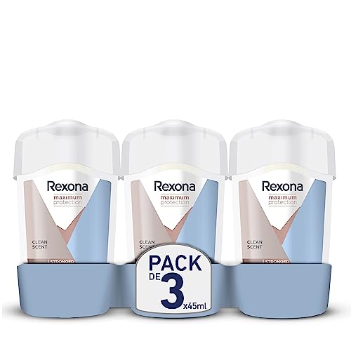 (-19%) Rexona Deodorant Stick Anti-Transpirant Clean Scent sauber 96H 45 ml – 3 Stück
