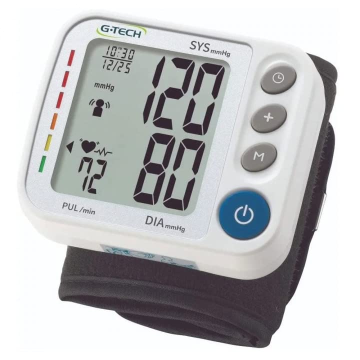 G-Tech Aparelho de Pressão Digital Automático de Pulso GP400, Cor Branca