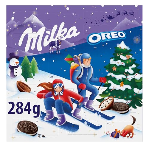 🔥 STARKER PREIS (-34%) Milka & OREO Adventskalender, Schokolade & OREO Kekse, 284 g