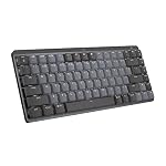 Teclado sem fio Logitech MX Mechanical Mini — Mecânico, Retroiluminado, Bluetooth/USB