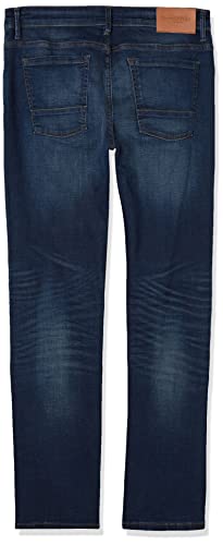 (-34%) Marc OߴPolo Herren Jeanshose mit Stretch-Anteil Shaped Fit, Blau (Authentic Dark Blue Wash), W34/L36