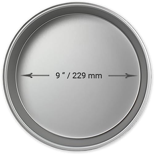 PME Round Cake Pan 9" / 229mm - Aluminium Baking Pan (51mm / 2" Deep)