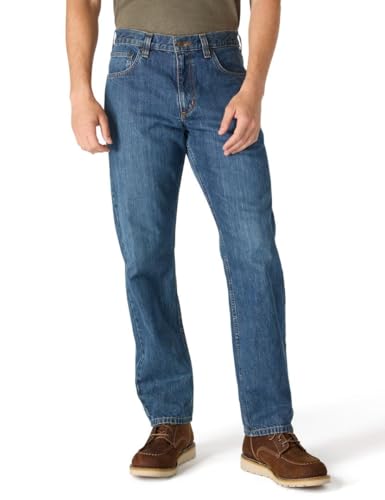 Carhartt Men's Relaxed Straight Jean, Bay, W36 x L30