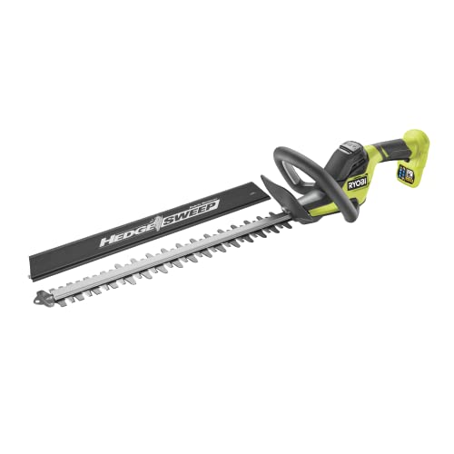 RYOBI 18 V ONE+ Akku-Heckenschere RY18HT50A-0 (Schnittgeschwindigkeit 1350 U/min, Messerlänge 50 cm, 24 mm Messerabstand, ohne Akku & Ladegerät im Kar
