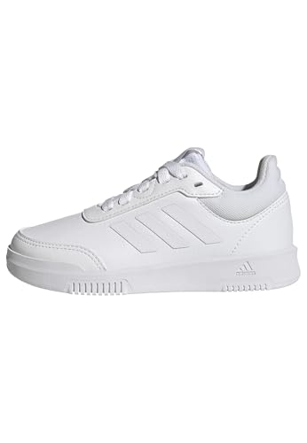 (-25%) adidas Unisex Kinder Tensaur Sport Training Lace Shoes, Cloud White/Cloud White/Grey One, 28 1/2 EU