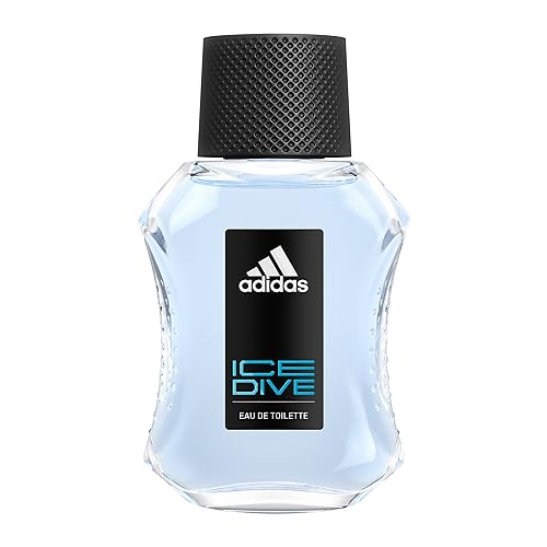 (-25%) adidas Ice Dive Eau de Toilette, langanhaltender Herren-Duft mit belebender Zitrusnote und aromatischem Patschuli, 50 ml