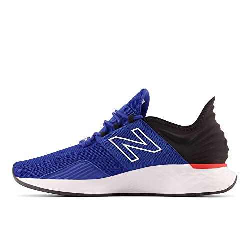 New Balance Men's Fresh Foam Roav V1 Running Shoe, Team Royal/Neo Flame/Black, 7