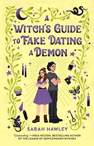 A Witch's Guide to Fake Dating a Demon book cover