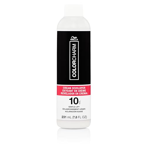 COLORCHARM Cream Hair Color Developer | 10 Volume | For Optimal Gray Blending and Rich Multi-Dimensional End Results | 7.8oz