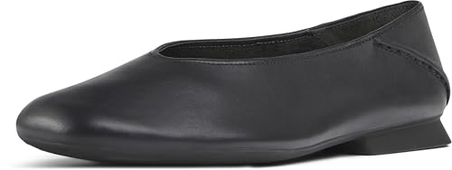 Camper Women's Ballerina Flat, Black 015, 8.5