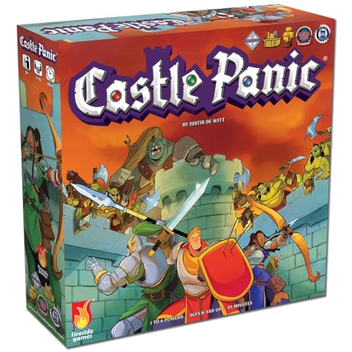 Castle Panic 2nd Edition | Cooperative Board Game for Adults and Family | Ages 8+ | for 1 to 6 Players | Average Playtime 45 Minutes | Made by Fireside Games