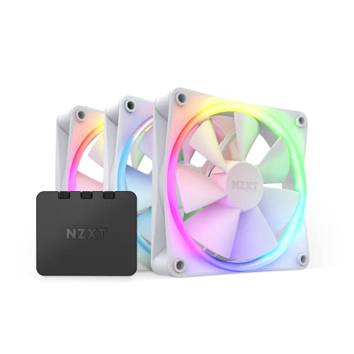 NZXT F120 RGB Triple Pack - 3x 120mm PWM RGB-Lüfter + Hub - Weiß