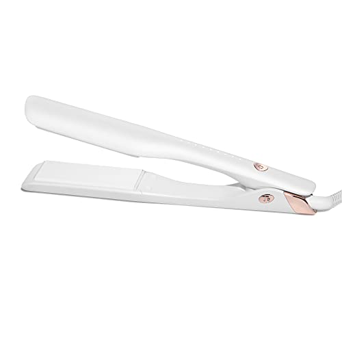 T3 Women's Lucea 1.5 Straightening & Styling Iron, White/Rose Gold, 1 ½”
