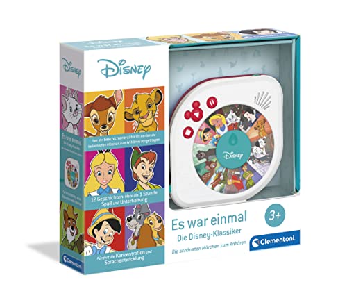 (-30%) Disney Baby Es war einmal Hörspielbox - Märchenerzähler mit spannenden Disney Märchen - Spielzeug mit Kindergeschichten für Kinder ab 3 Jahren, 59288 von Clementoni