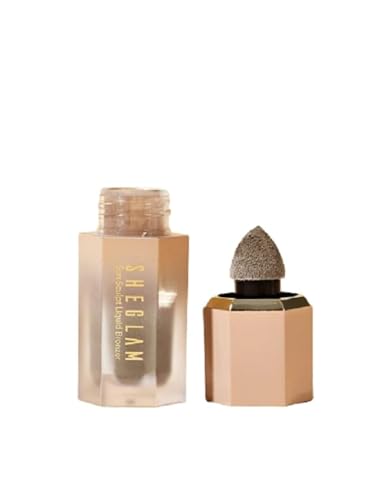 SHEGLAM Sun Sculpt Cool Toned Liquid Contour Stick Long Lasting Cream Bronzer Makeup - Soft Tan