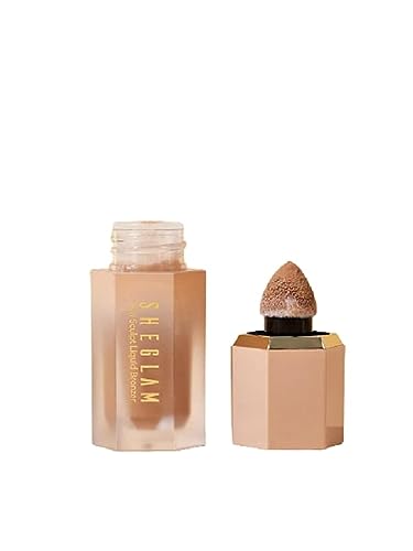 SHEGLAM Sun Sculpt Cool Toned Liquid Contour Stick Long Lasting Cream Bronzer Makeup - Golden Sun