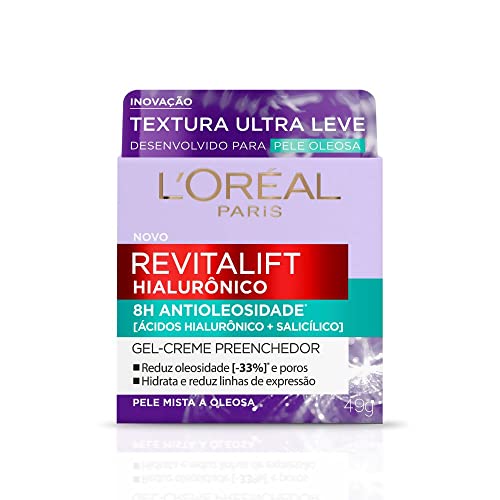 Hidratante Antioleosidade Loréal Paris Hialurônico